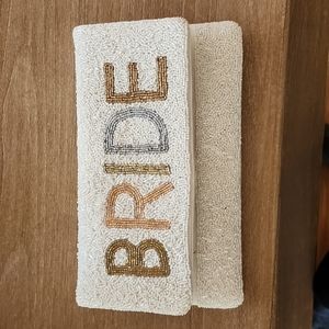 Beaded Bride Clutch